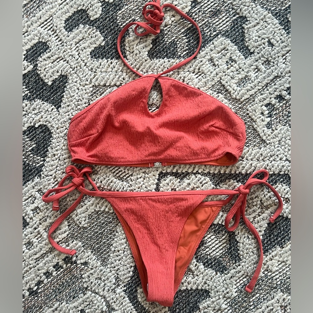 TJ SWIM 2 Piece Bikini New without tags. Top S bottoms XS